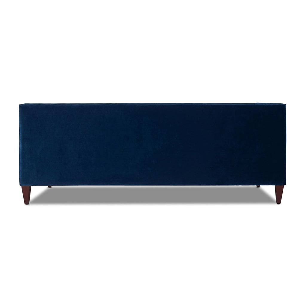 Navy Blue Velvet Tufted Sofa Z9932