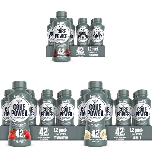 Chocolate Vanilla Strawberry High Protein Shake 12pk P983323