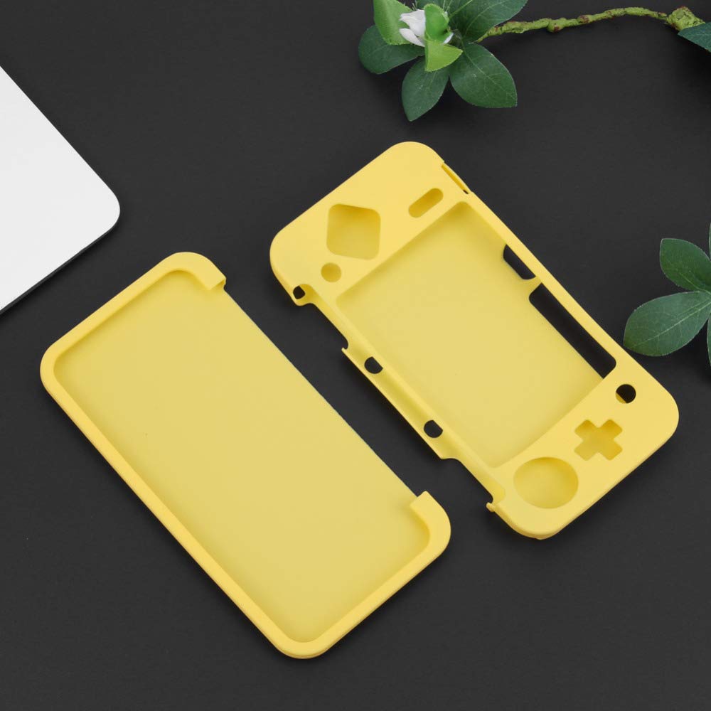 Silicone Protector Cover Skin Case for New 2DS XL New 2DS LL Console (Yellow) P79497