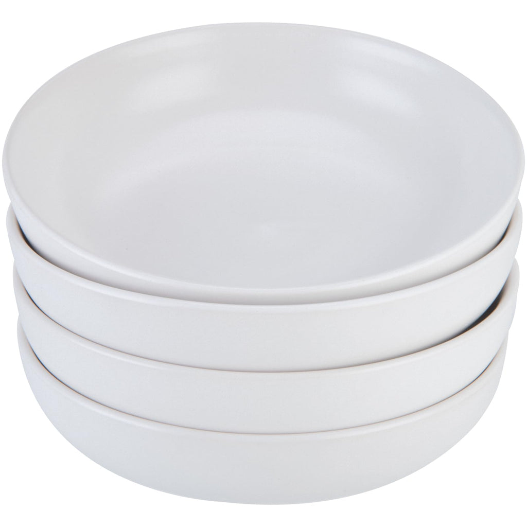 Pasta Bowls Set of 4, 35 Oz Ceramic White Salad Bowls B338