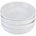 Pasta Bowls Set of 4, 35 Oz Ceramic White Salad Bowls B338