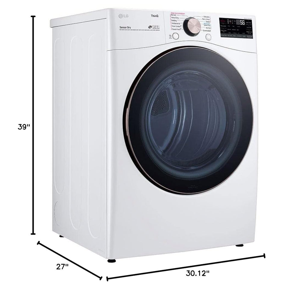 7.4 Cu. Ft. Vented Electric Dryer in White H46180