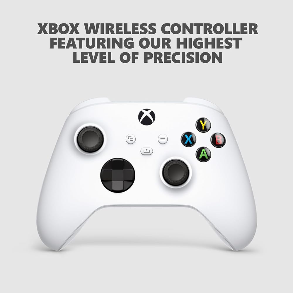 Robot White 512GB All-digital Gaming Console with Dual Wireless Controllers L9893