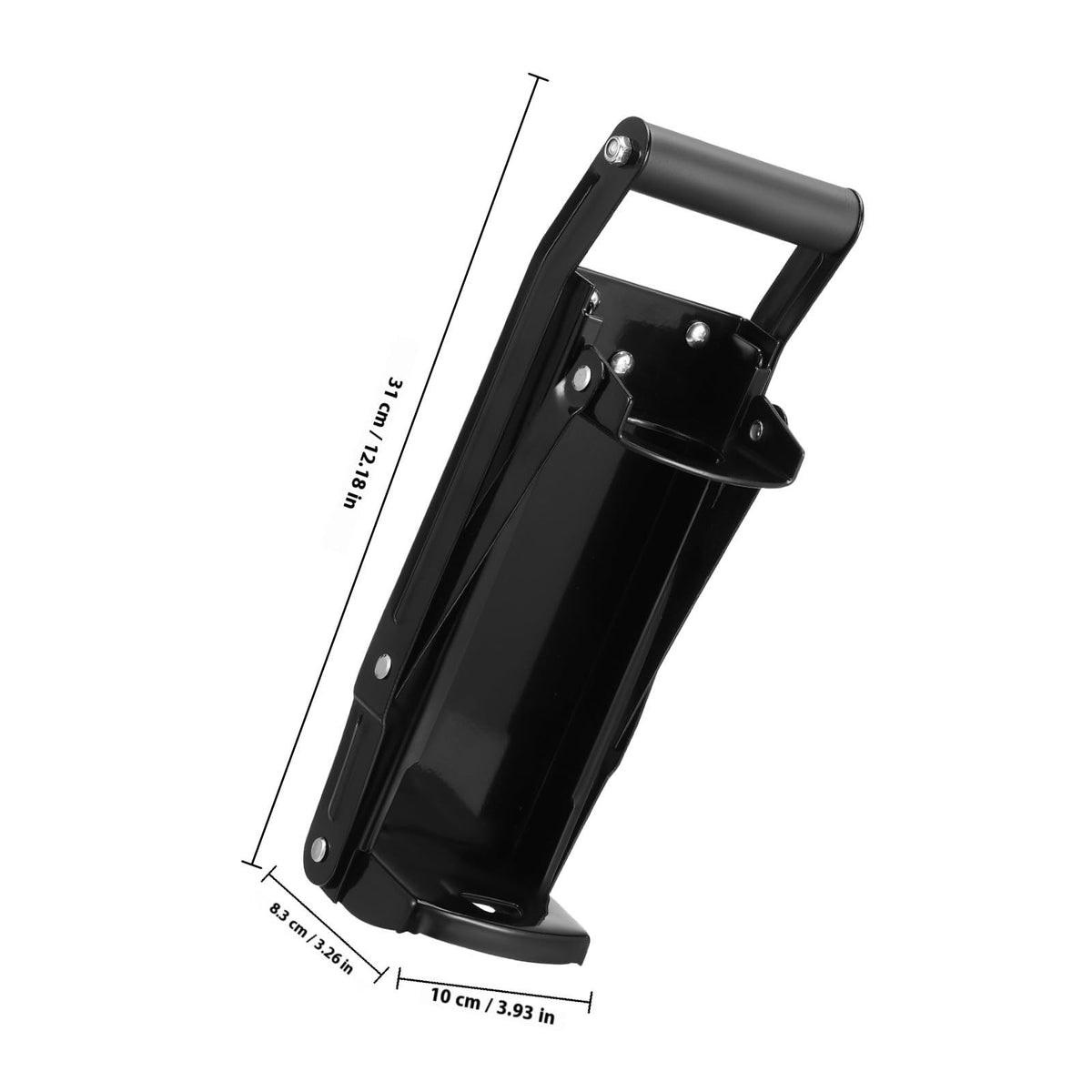 Heavy Duty Wall Mounted Stainless Steel Can Crusher with Built-in Bottle Opener N289281