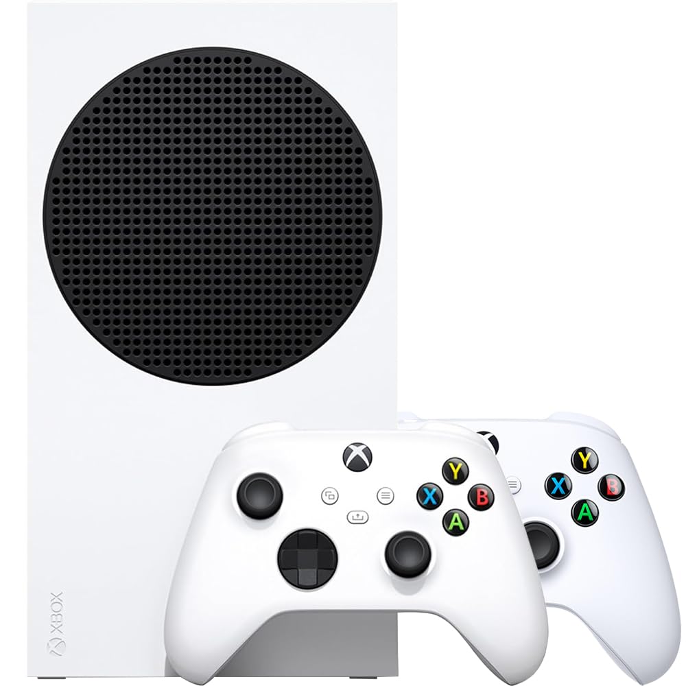 Robot White 512GB All-digital Gaming Console with Dual Wireless Controllers L9893