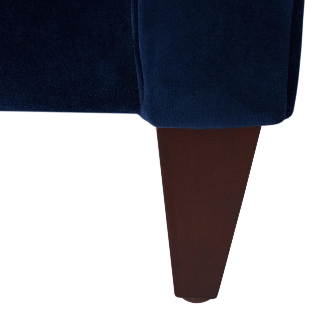 Navy Blue Velvet Tufted Sofa Z9932