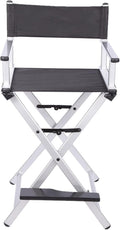 Folding Director Chair with Footrest, 300lbs Capacity D40139