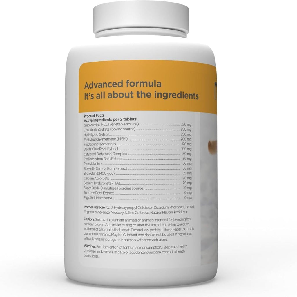 Dog Hip & Joint Support Glucosamine & Collagen 120ct K215