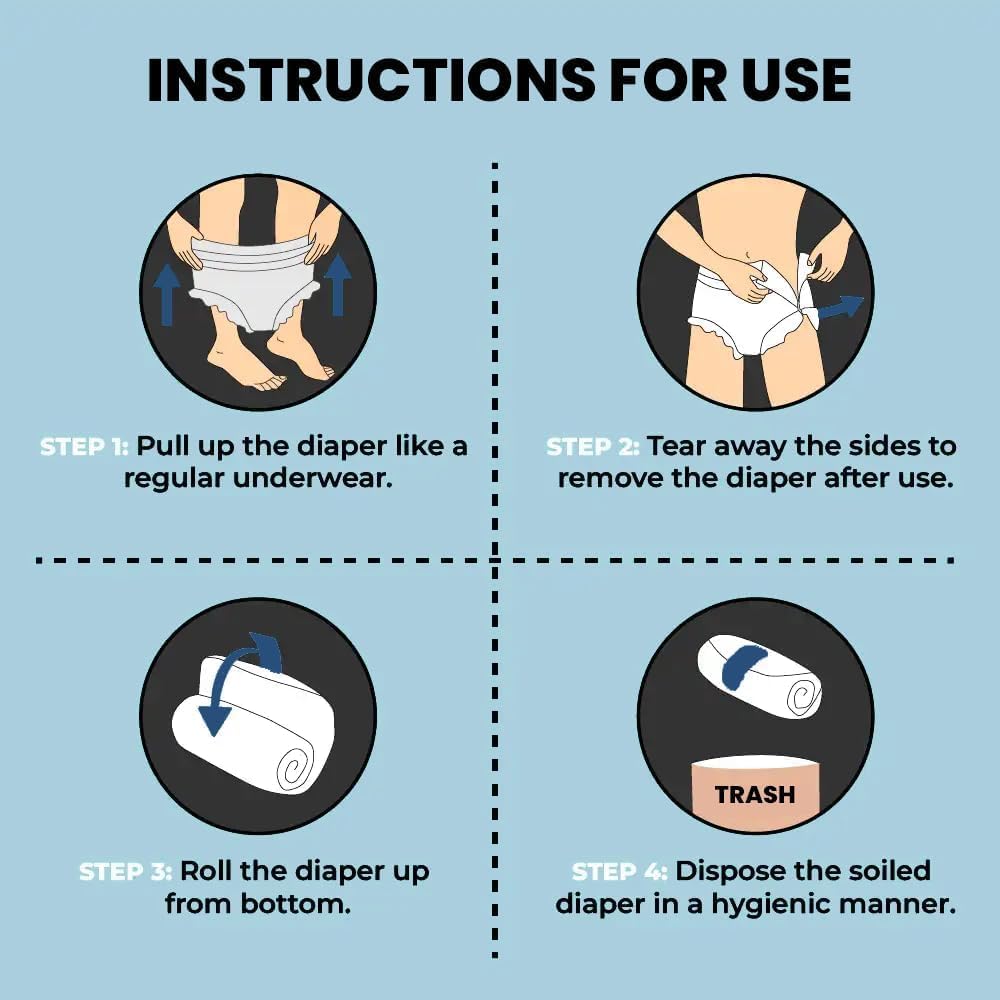 X-Large Disposable Incontinence Pull-Ups 16 Count C72593