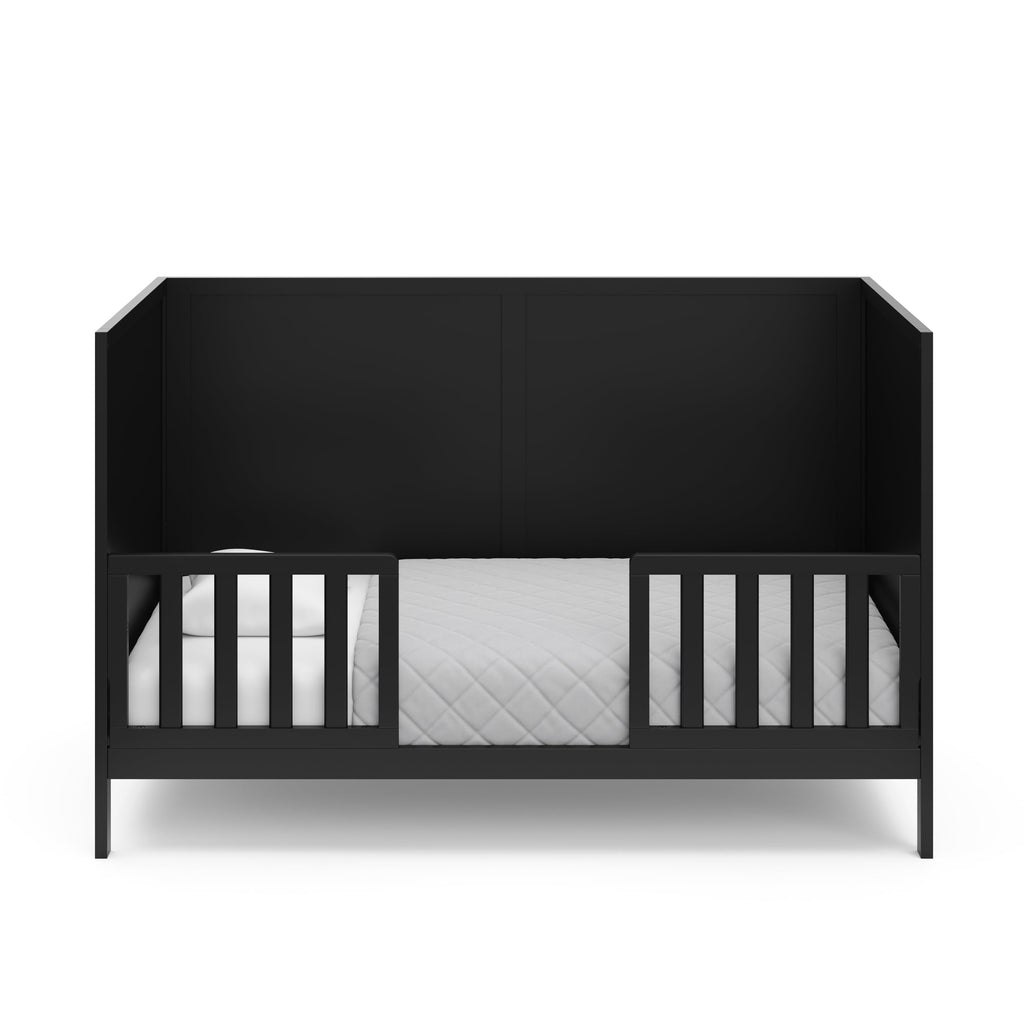 Black Crib and Mattress U402