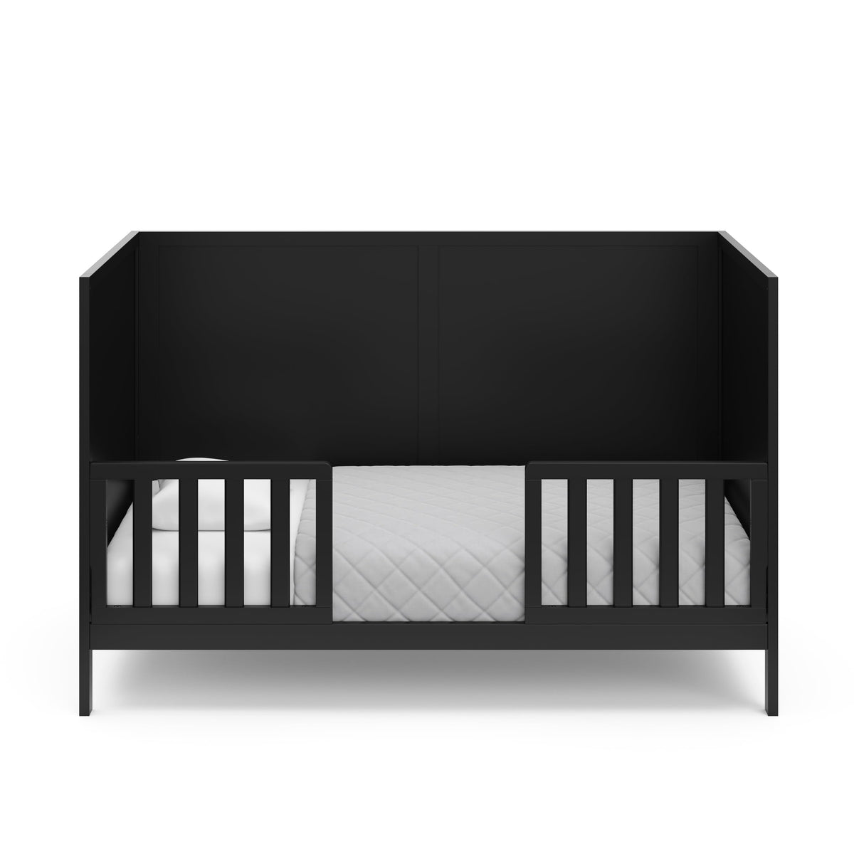Black Crib and Mattress U402