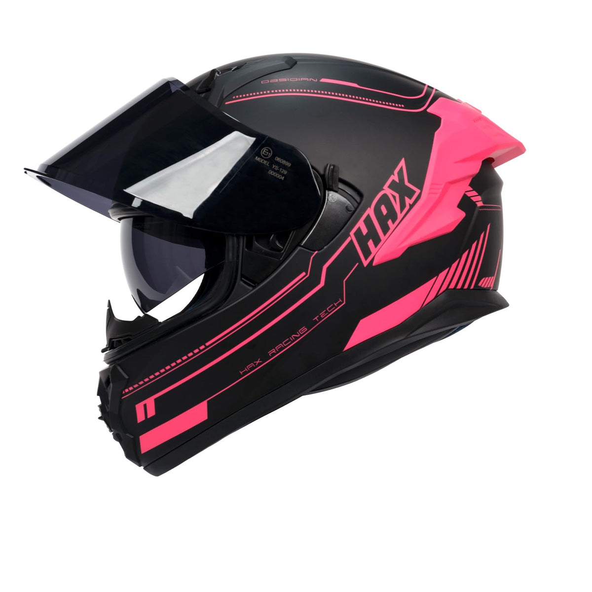 Full Face Dual Visor Adult Motorcycle Helmet D9911