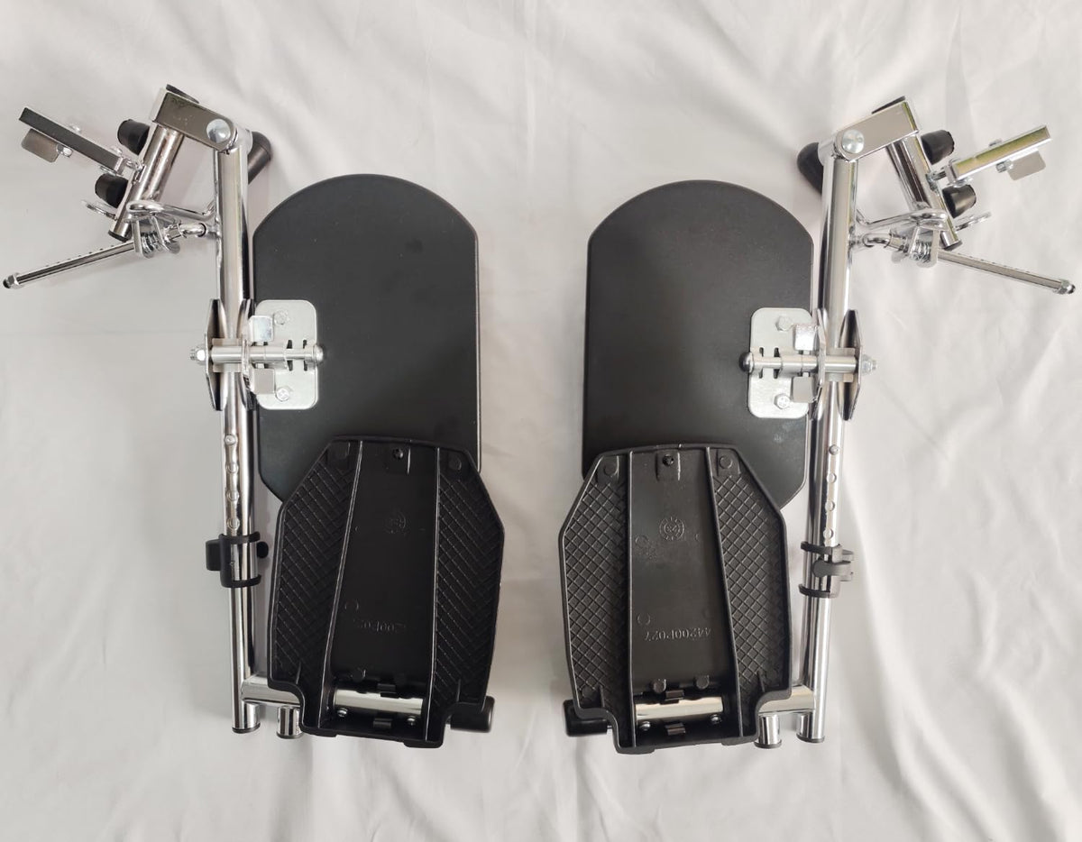 Heavy Duty Wheelchair with Elevating Legs and Aluminum Footplates X121