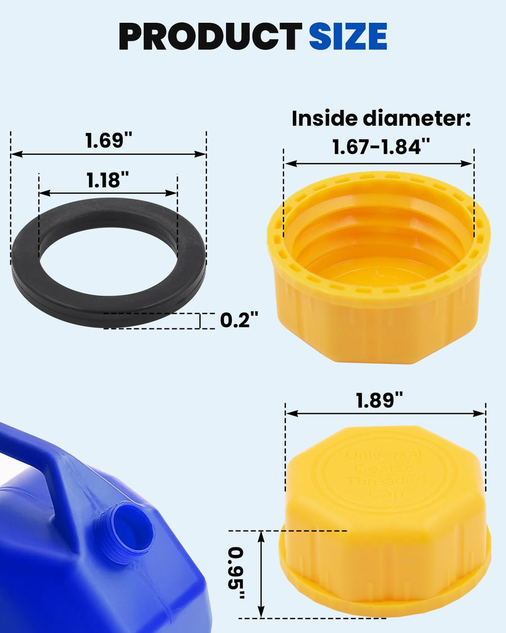 Gas Can Caps G83614