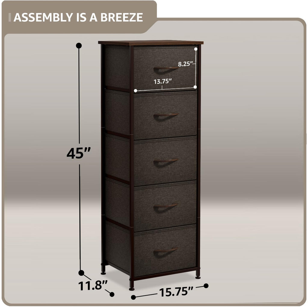 5 Drawer Nightstand J25866