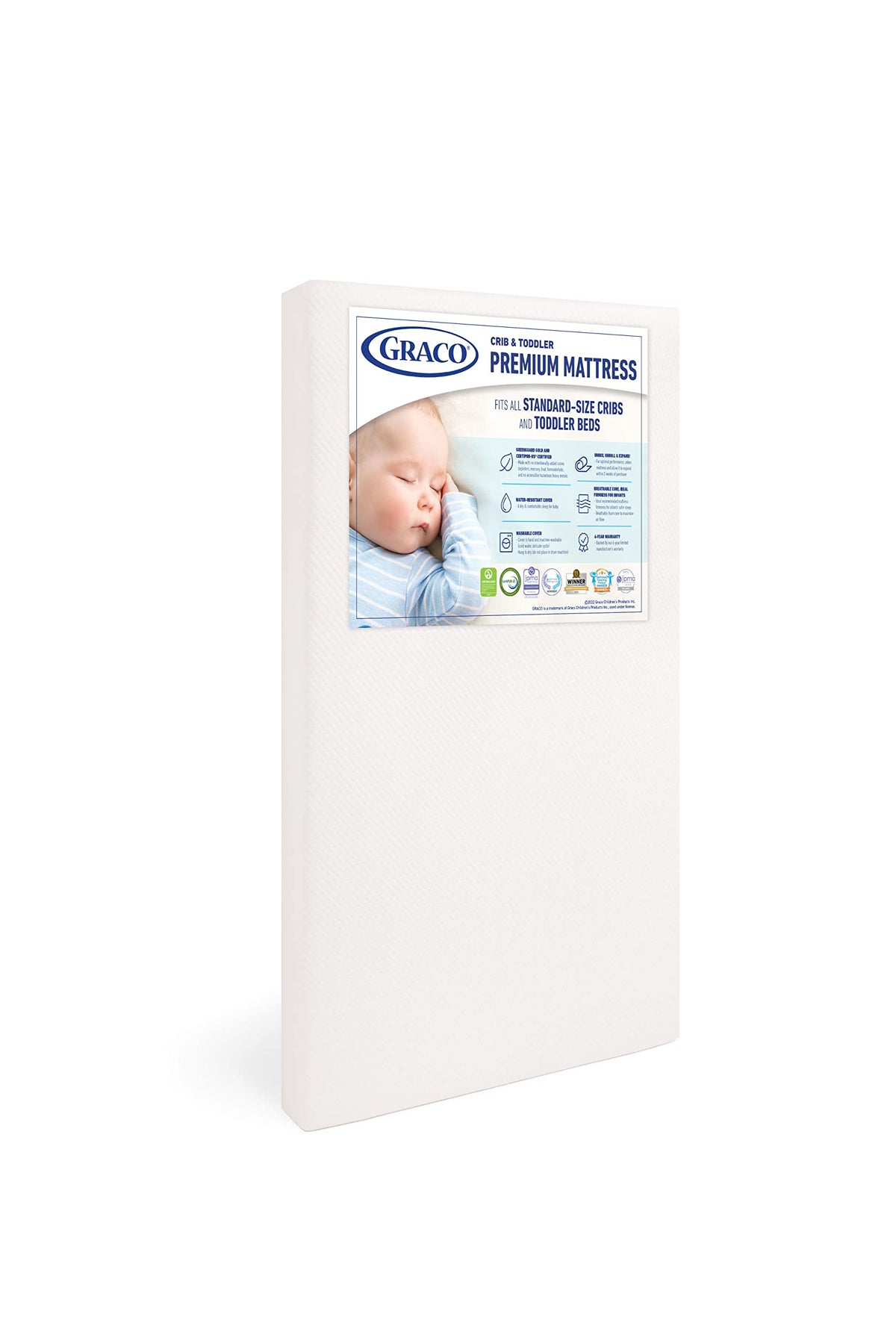 Black Crib and Mattress U402
