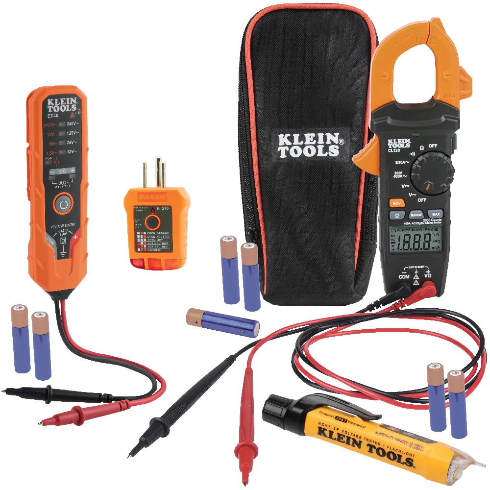 Electrical Voltage Test Kit with Clamp Meter J688