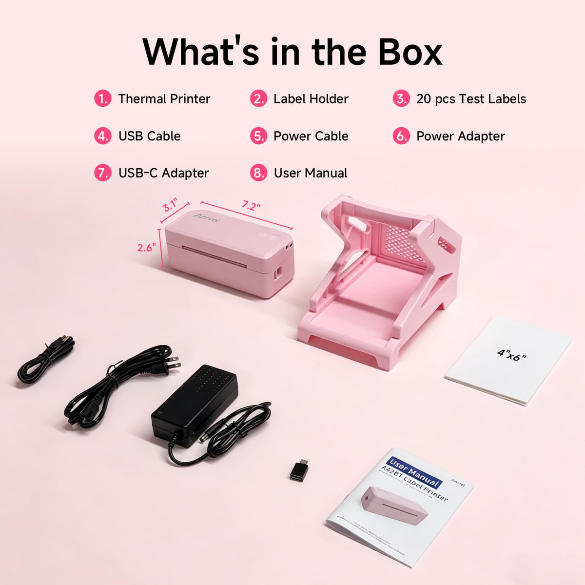 Bluetooth Thermal Label Printer U58018