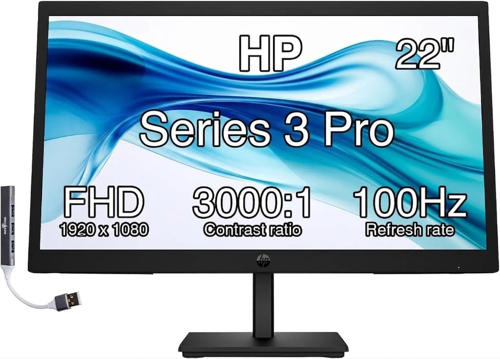 22" FHD VA Monitor with 5ms, Anti Glare, VESA Mount, HDMI, Black M293093