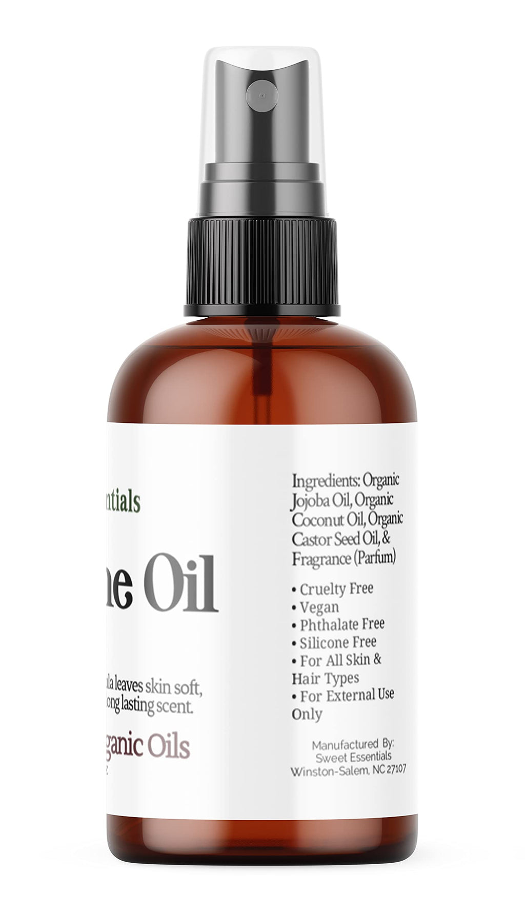 Vanilla Fragrance Oil Hair & Body Spray 4oz G993364