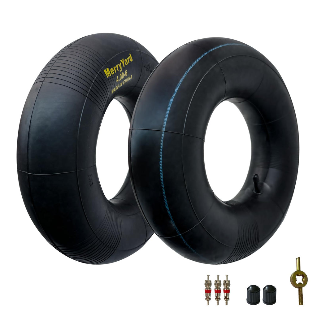 13 * 4.00-6" Inner Tubes TR13 Straight Valve Stem 2-Pack R652