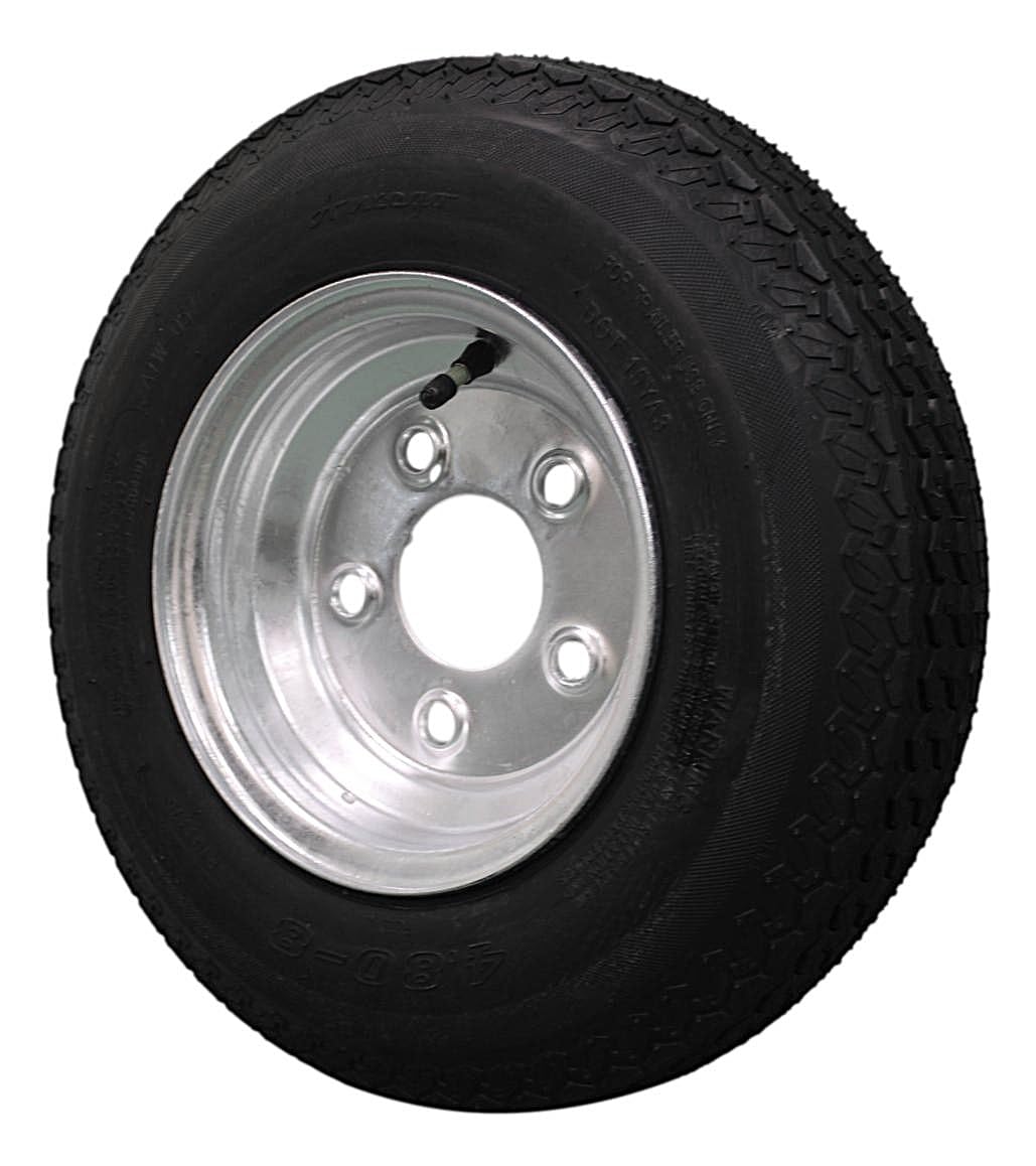 4.80-8 Trailer Tire & Wheel 5 Lug Galvanized I90011