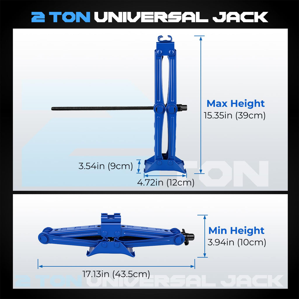 2 Ton Portable Scissor Car Jack N31249