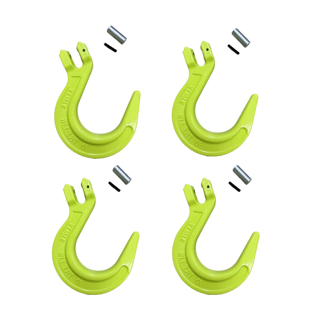 3/8" G80 Clevis Foundry Hook 4 Pack O8174