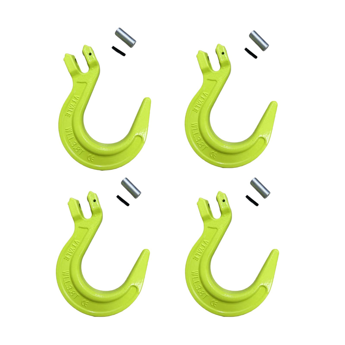 3/8" G80 Clevis Foundry Hook 4 Pack O8174