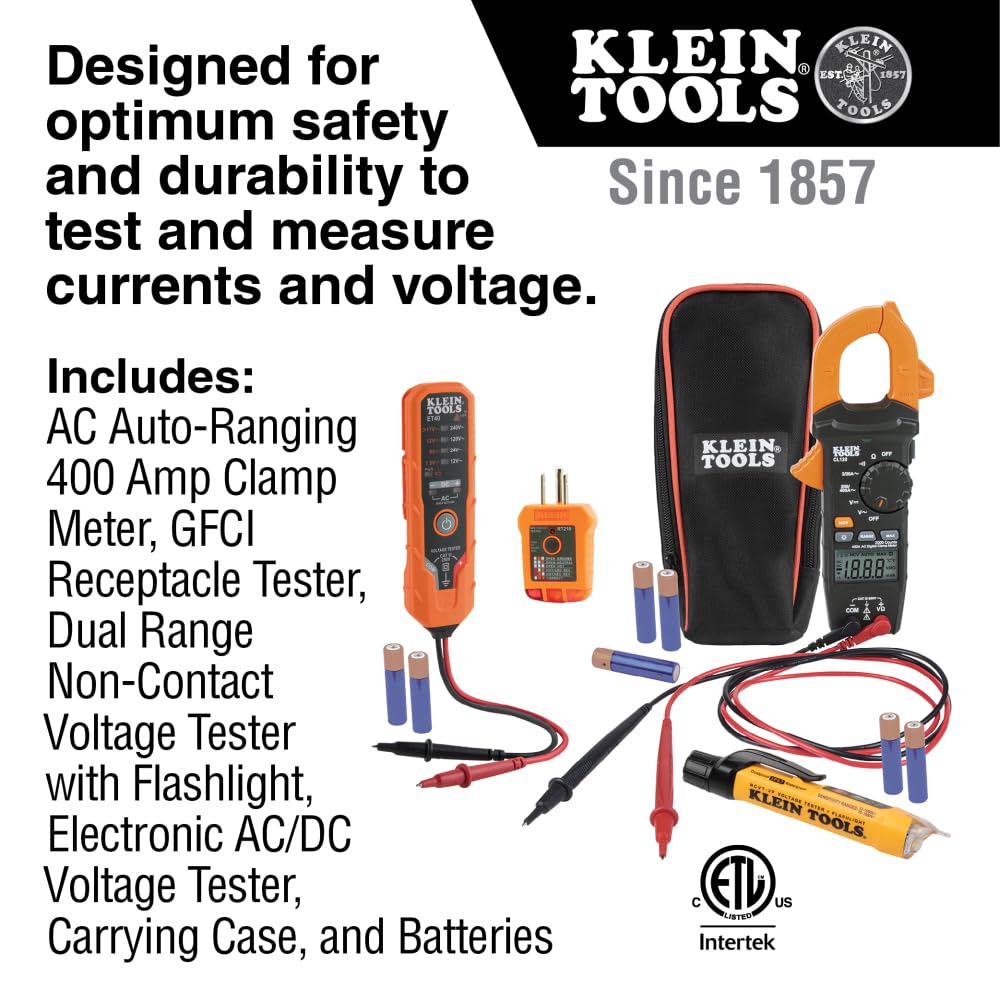 Electrical Voltage Test Kit with Clamp Meter J688