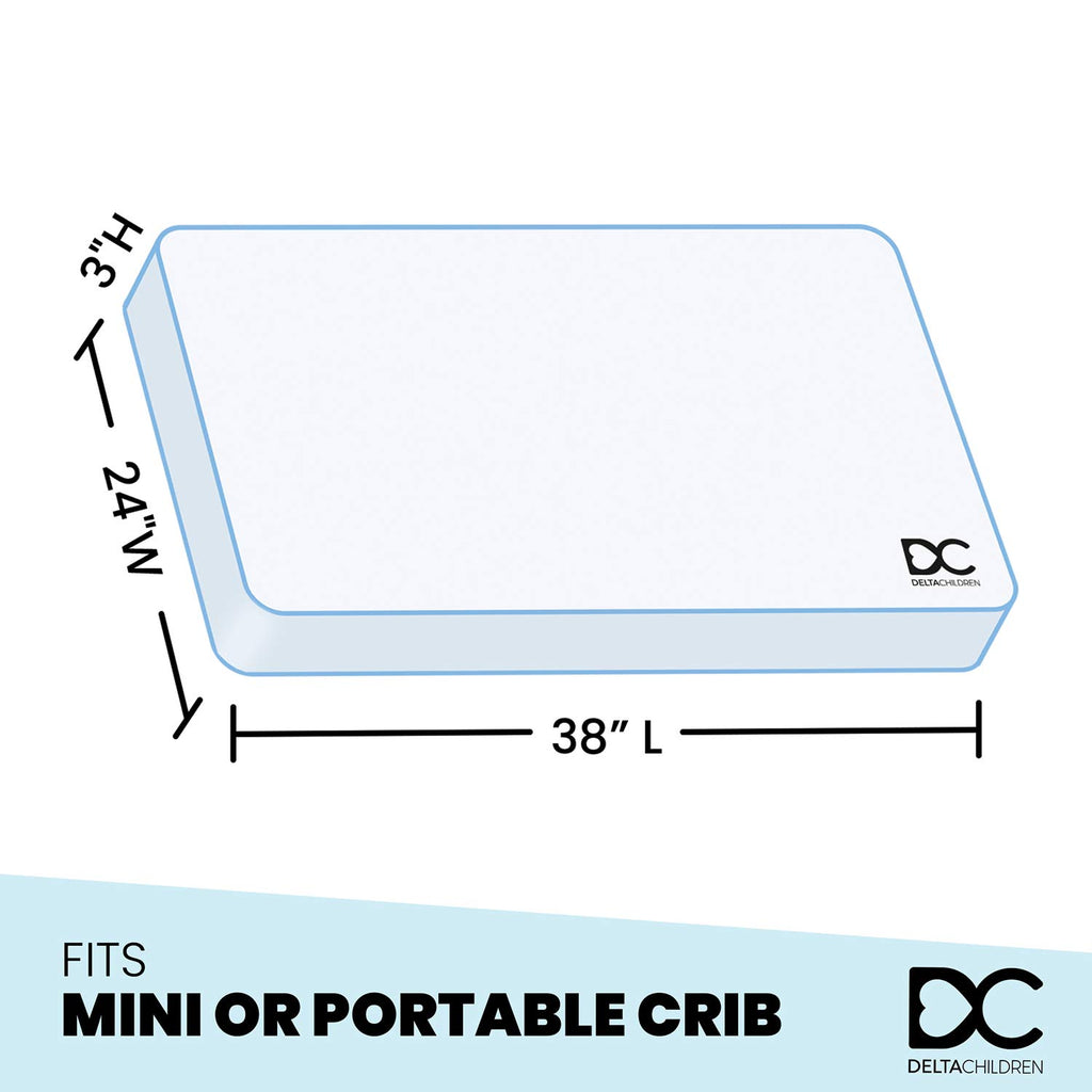 3-Inch Mini Portable Crib Mattress P49272