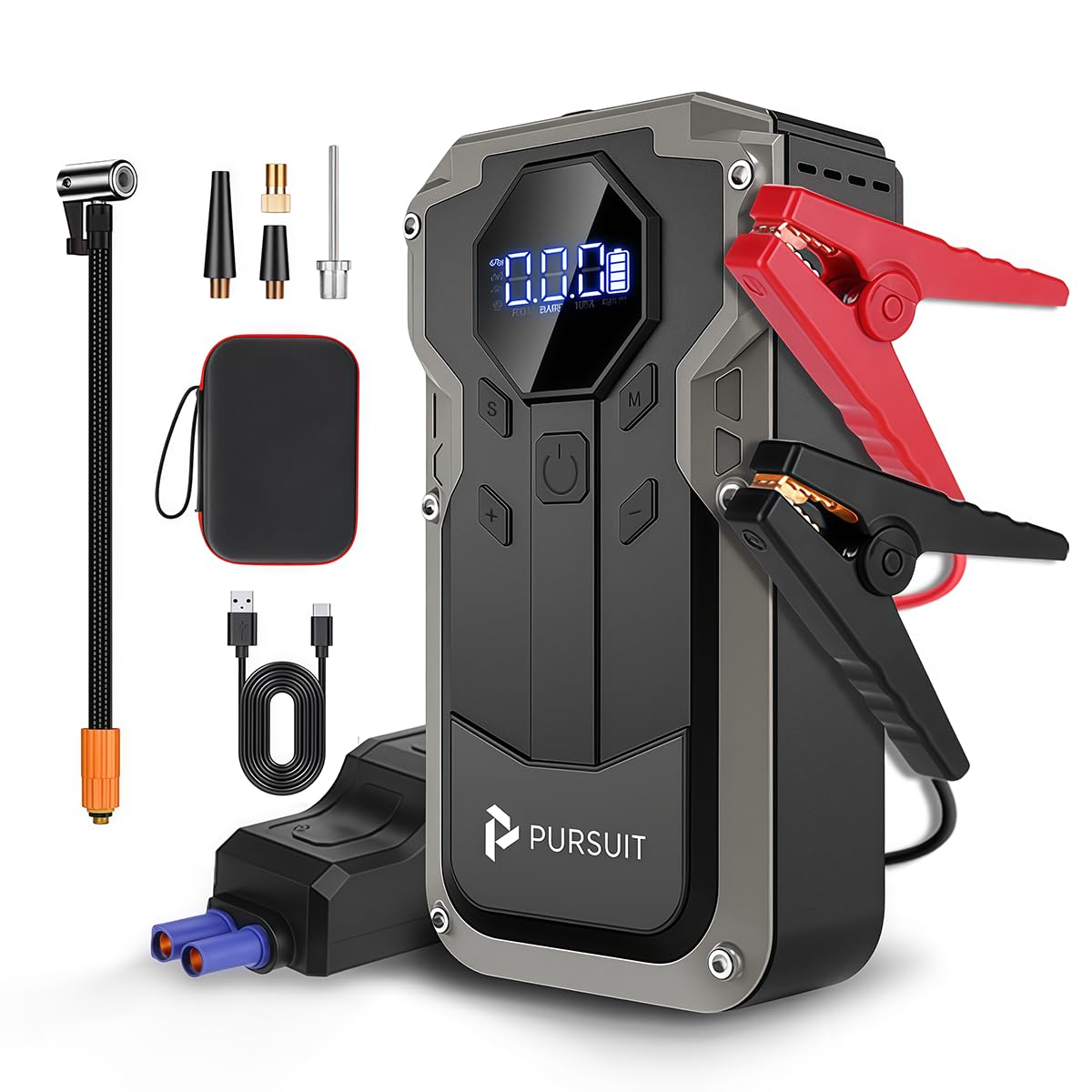 2000A Peak 150PSI Portable Jump Starter with Air Compressor I756