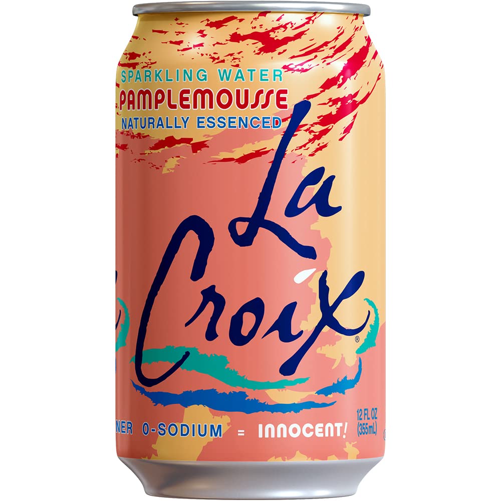 Sparkling Water, Grapefruit, 12 Fl Oz (Pack of 12) P886
