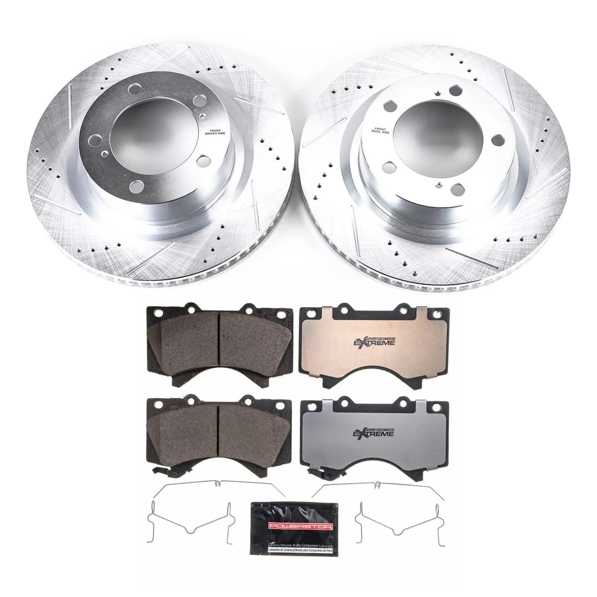 Front Brake Pad & Rotor Kit J595
