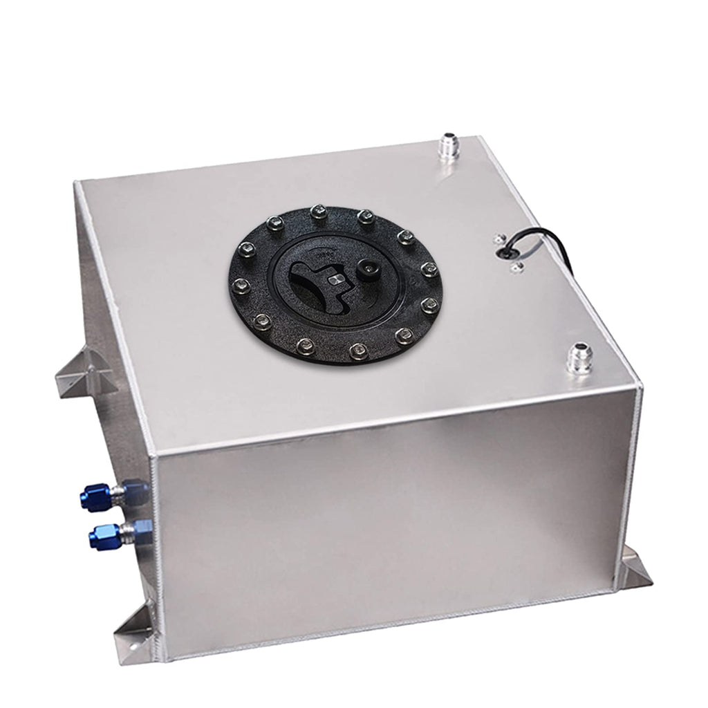 5 Gallon Aluminum Polished Fuel Cell with Cap H336