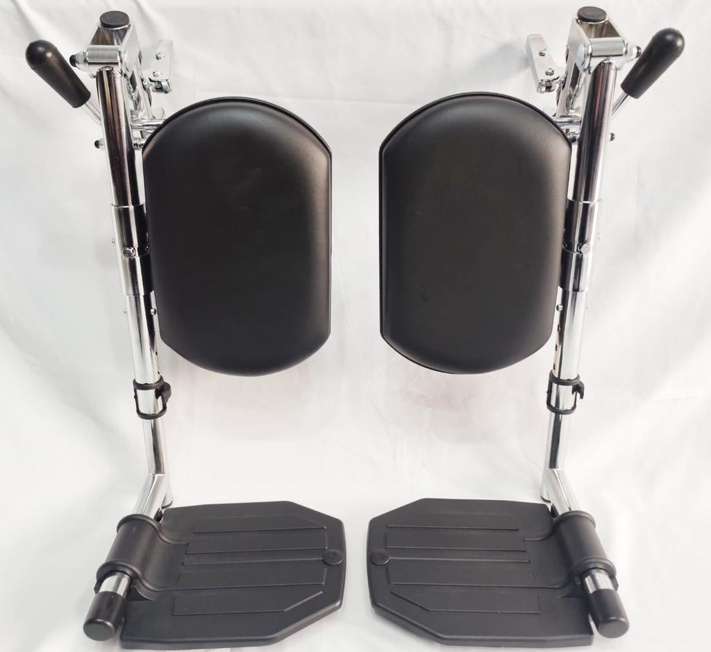 Heavy Duty Wheelchair with Elevating Legs and Aluminum Footplates X121