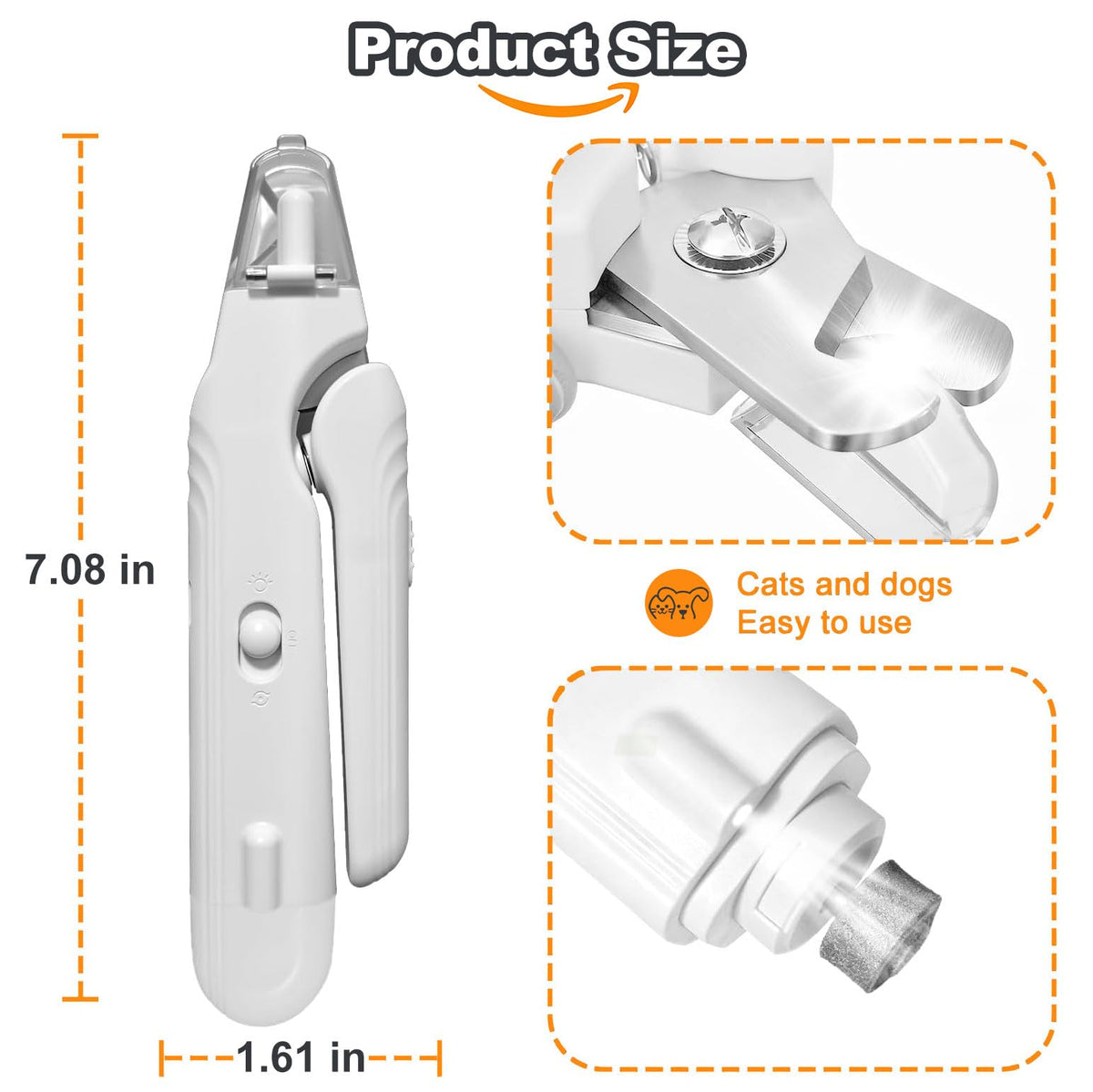 2-in-1 Dog Nail Grinder & Dog Nail Clipper B2475