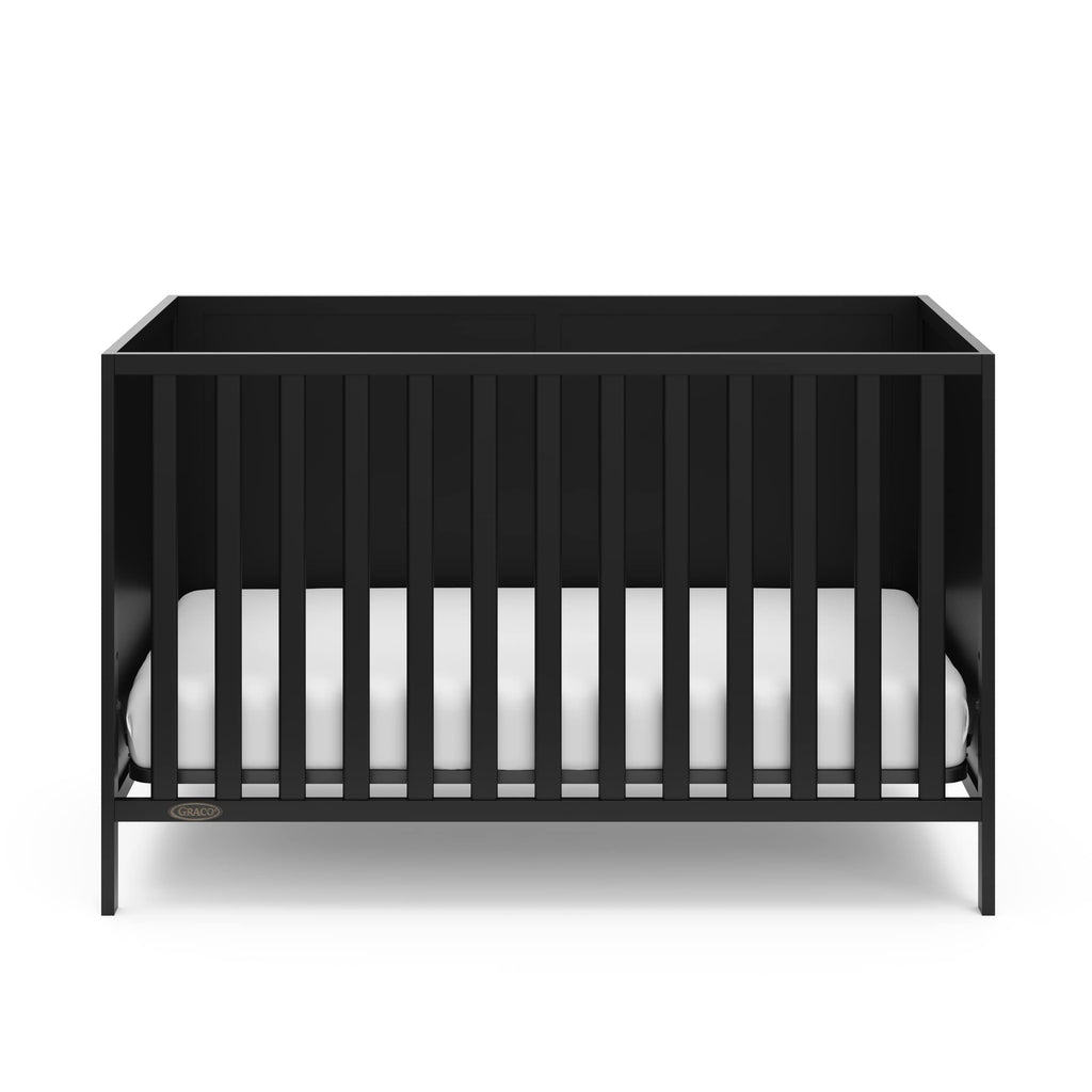 Black Crib and Mattress U402