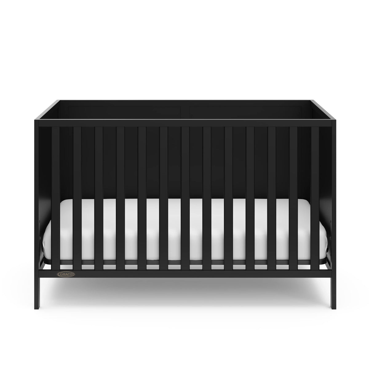Black Crib and Mattress U402