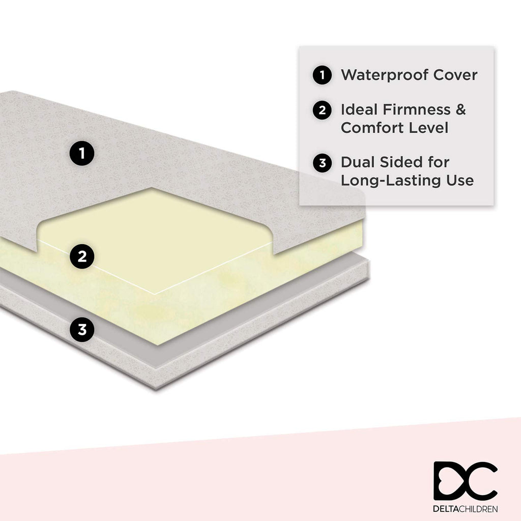 3-Inch Mini Portable Crib Mattress P49272