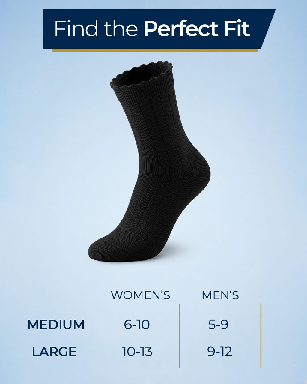 Knit Bamboo Viscose Diabetic Socks 6 Pairs F232898