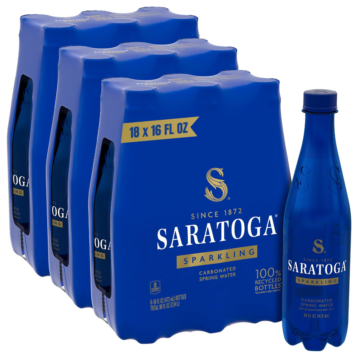 Sparkling Water Bottles 18-Pack 16 Fl Oz G252942
