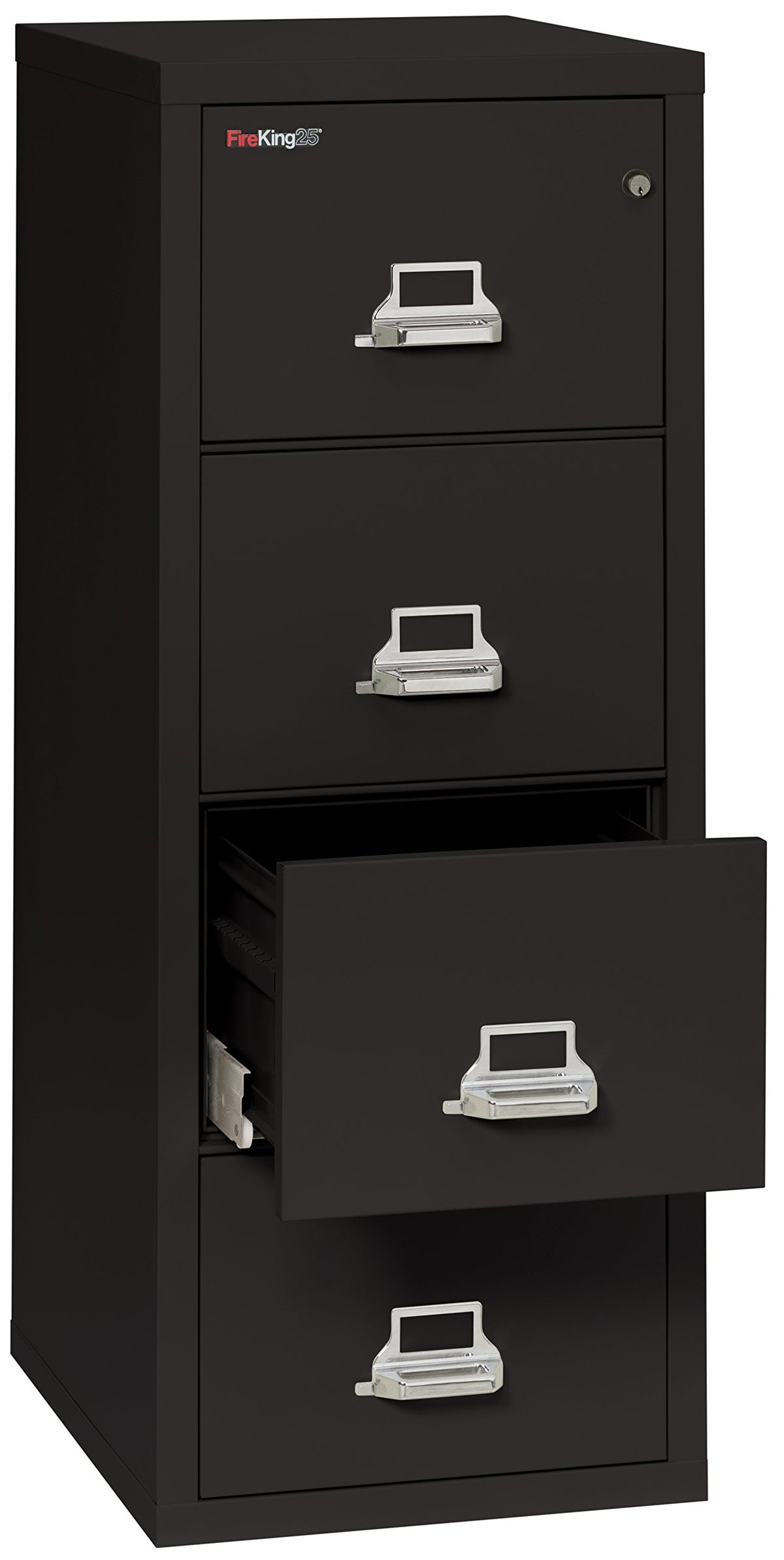 Black 4 Drawer Legal Fire Rated File Cabinet T779022