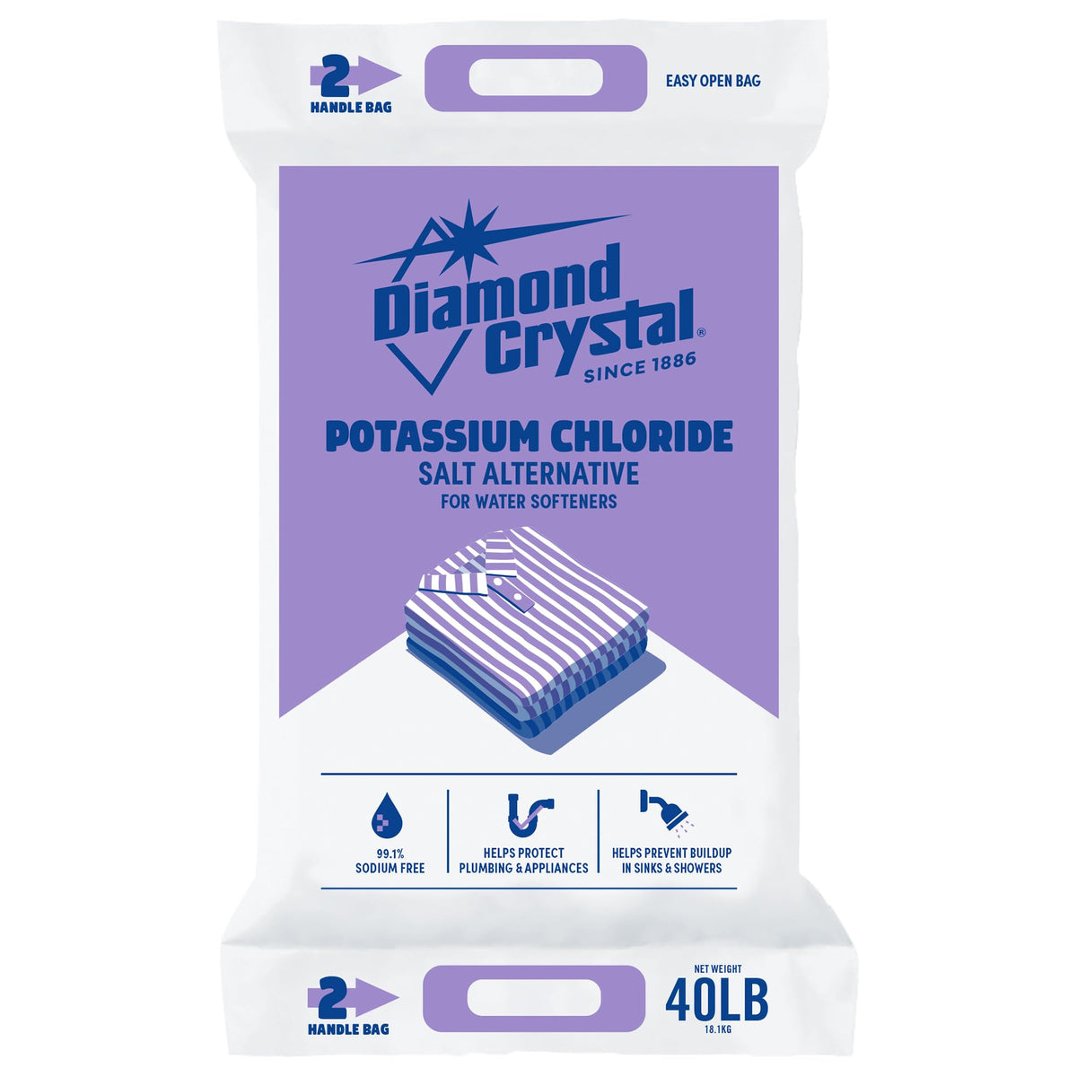 Potassium Chloride Salt Alternative 3 Pack 40 Pounds J56940