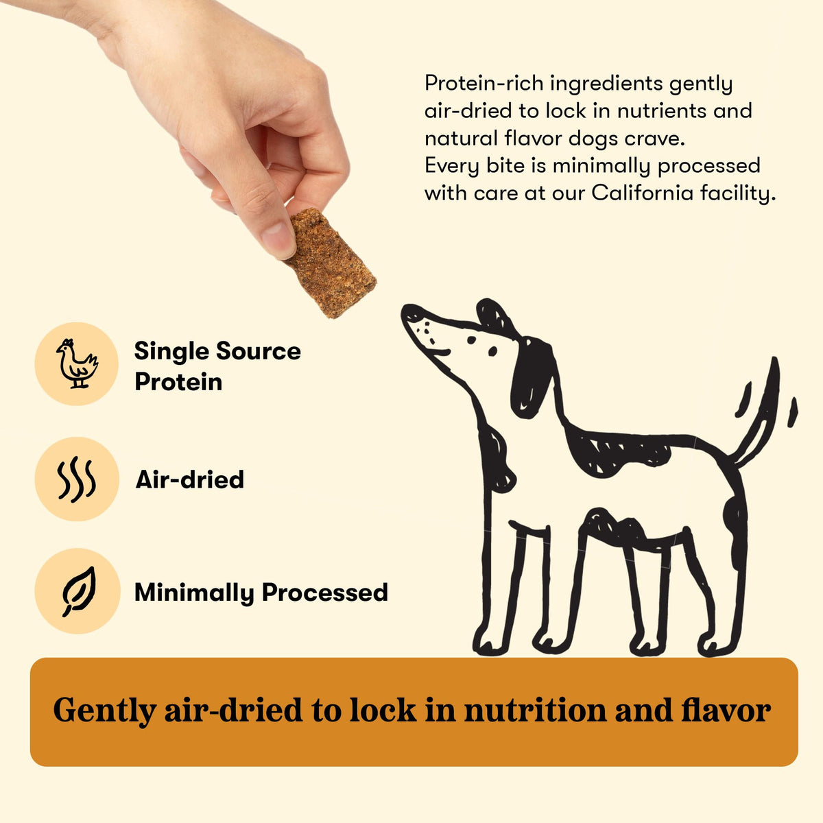 Organic Chicken Recipe Dog Treats, 18 oz M336912