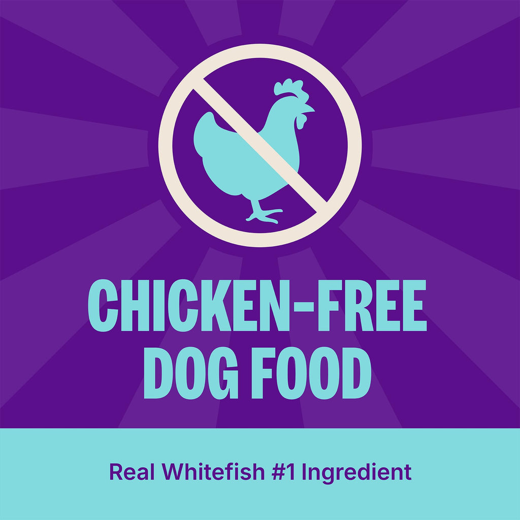 Dry Dog Food Whitefish and Brown Rice 4 lb Bag G72102