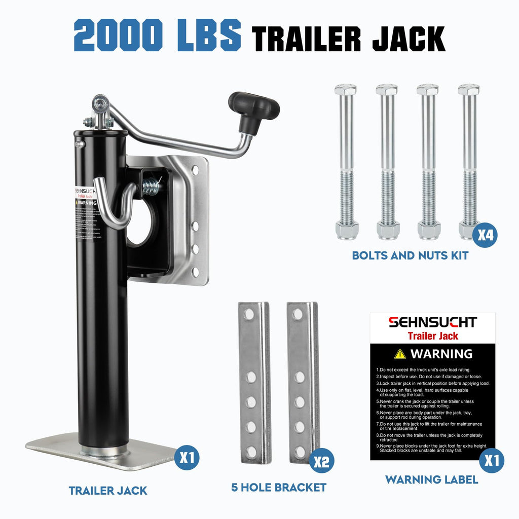 2000lb Swivel Trailer Jack with Handle A793182