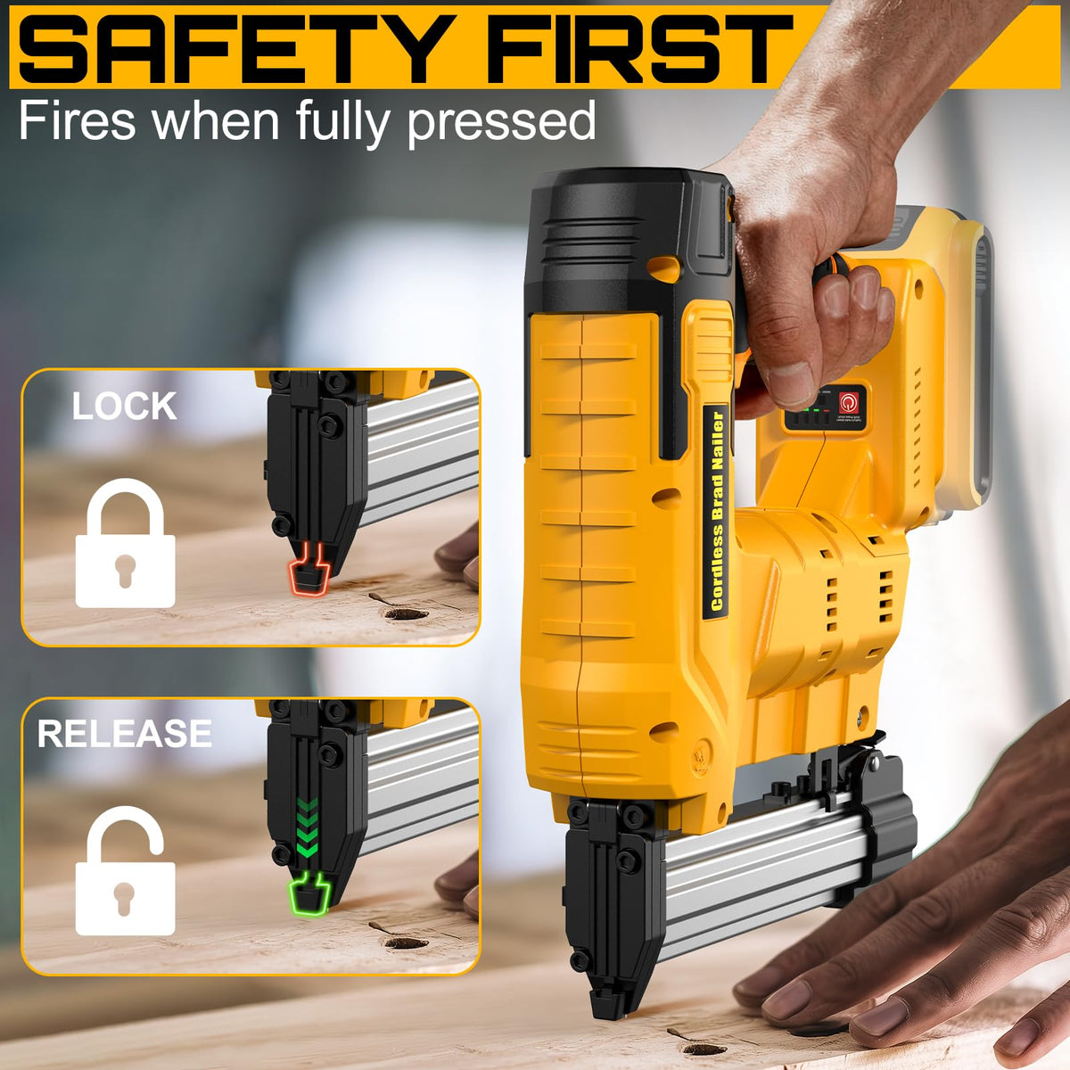 18 Gauge Cordless Brad Nailer & Staple Gun A4753