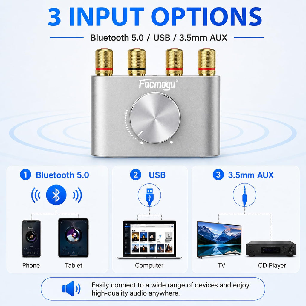 Bluetooth 5.0 Mini Power Amplifier B22136