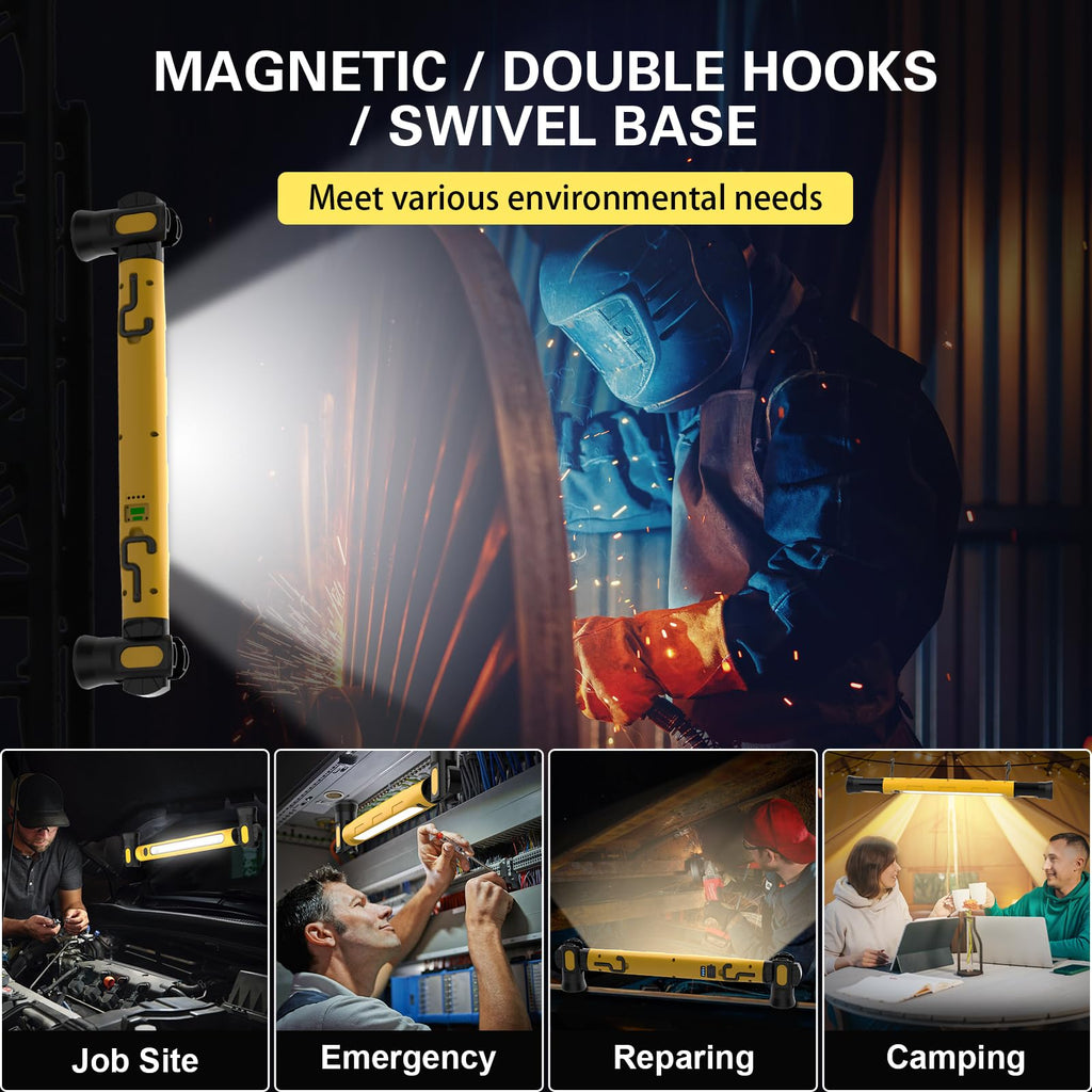 Magnetic Work Light Bar, 6000mAh 3000LM Rechargeable Z22585